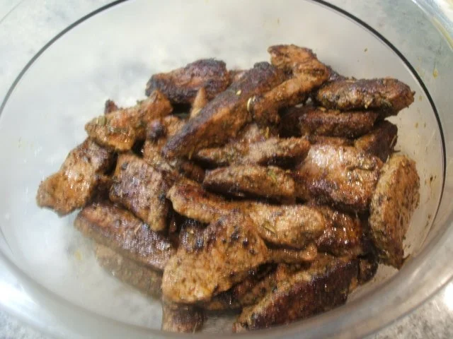 Fleisch: Lamm-Gyros mit würzigem Quarkdip - Rezept - Bild Nr. 8