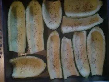 Gefüllte Zucchinischiffchen - Rezept - Bild Nr. 5