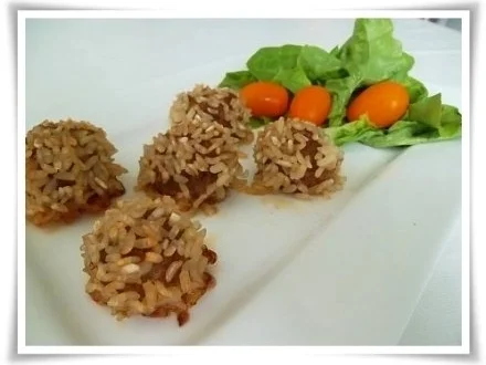 Party  Häppchen mit Reis paniert -`❊´-  kleine  „Igel“ zwischendurch - Rezept - Bild Nr. 17