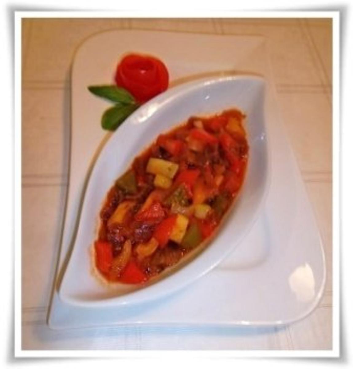 Pikantes Paprika-Gulasch Vegetarisch - Rezept - Bild Nr. 17