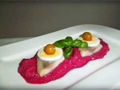 Rezept: Matjes auf Rote Bete Creme Bild Nr. 16 Matjes auf Rote Bete Creme - Rezept - Bild Nr. 16