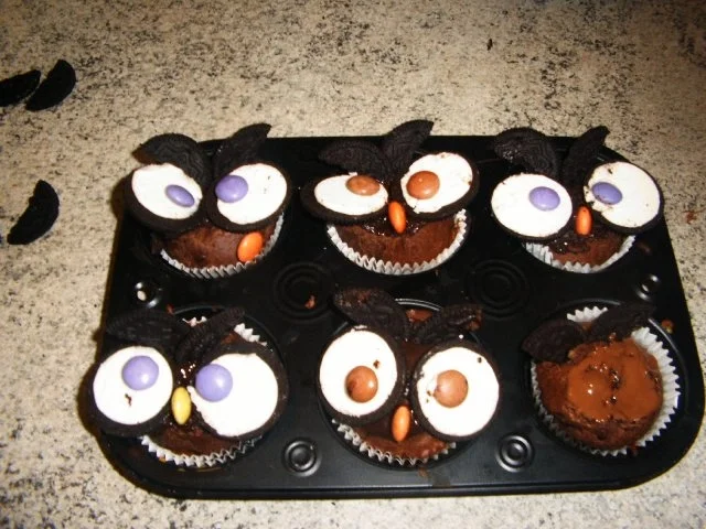 Schokoladen -Eulenmuffins - Rezept - Bild Nr. 8