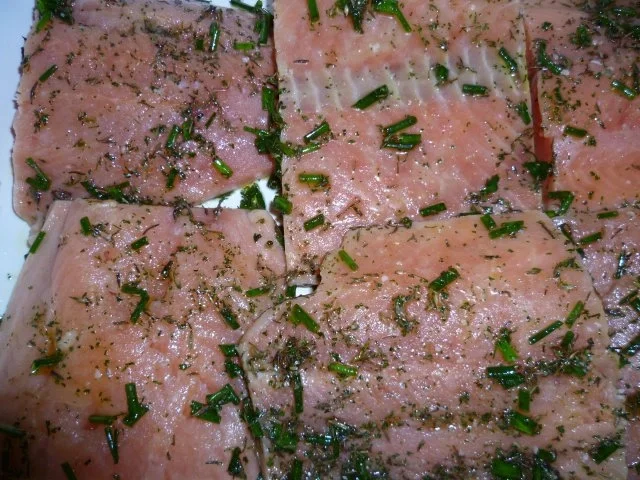 Mariniertes Lachssteak mit gelben Fenchelgemüse - Rezept - Bild Nr. 2