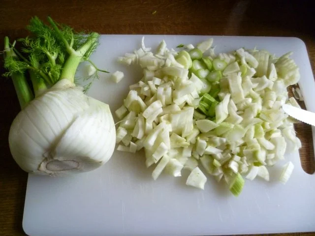 Mariniertes Lachssteak mit gelben Fenchelgemüse - Rezept - Bild Nr. 3