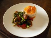 Asiatisch angehauchtes Gemüse mit Reis - Rezept