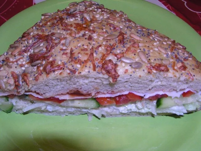 Gefülltes Fladenbrot - Rezept