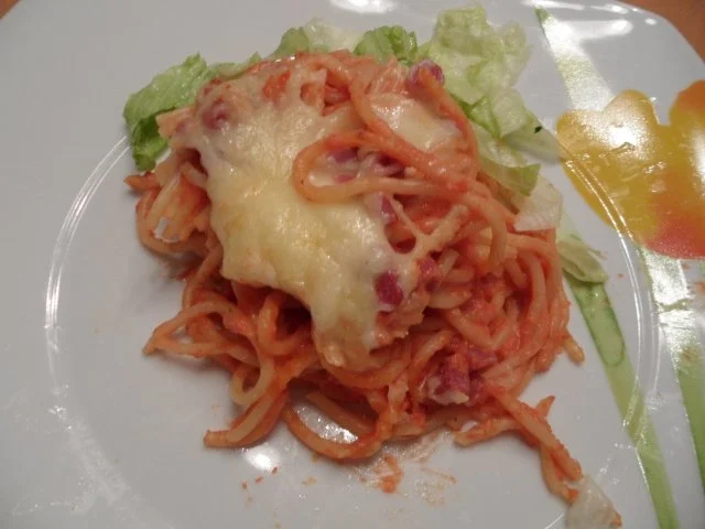 Spaghettikuchen - Rezept