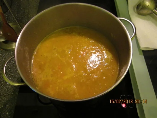 Rezept: feines Kartoffelsüppchen mit Einlage Bild Nr. 9 feines Kartoffelsüppchen mit Einlage - Rezept - Bild Nr. 9