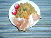 Roter Linsensalat mit Seeluftschinken - Rezept