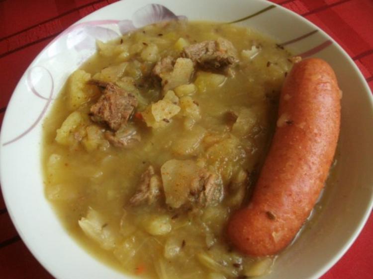 kräftiger Weisskohleintopf mit Mettenden - Rezept - kochbar.de