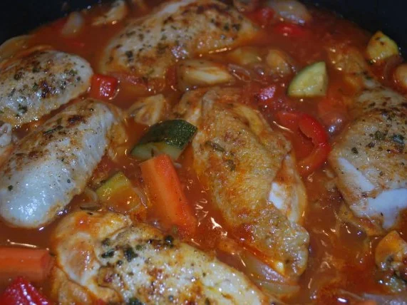 Mediterranes Schmorhähnchen - Rezept - Bild Nr. 2