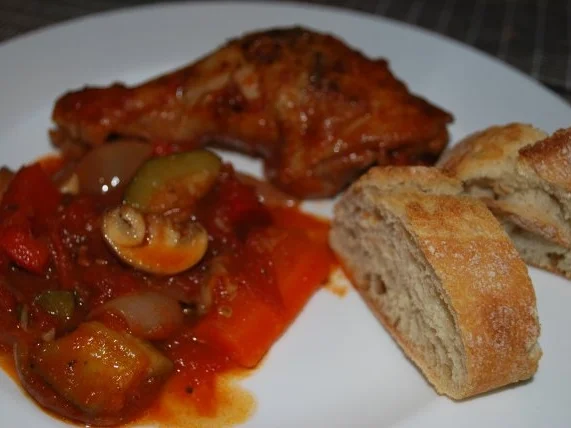 Mediterranes Schmorhähnchen - Rezept - Bild Nr. 3