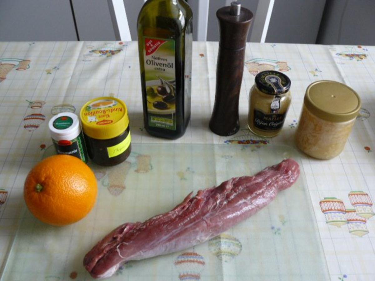 Mediterrane Schweinemedaillons in Orangensoße - Rezept - kochbar.de