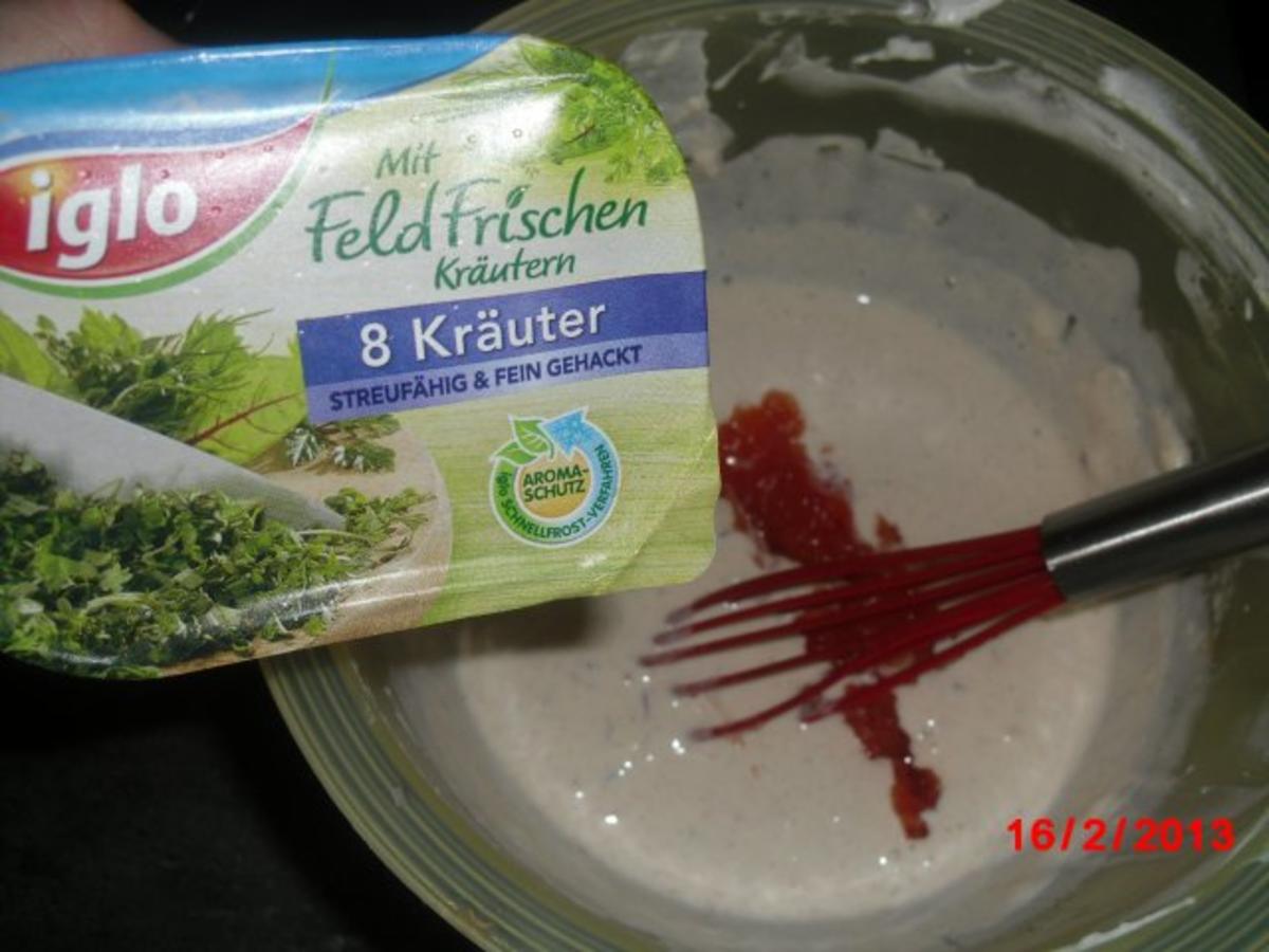 Chicoree mit Kräuter-Dip, - Rezept - Bild Nr. 8