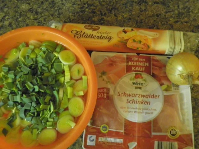 Rezept: Schinken - Lauch - Tarte Bild Nr. 4 Schinken - Lauch - Tarte - Rezept - Bild Nr. 4