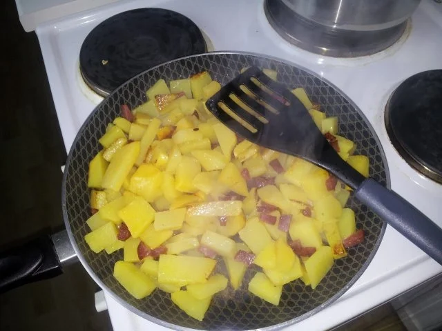 Rezept: Low Carb Bauernfrühstück Bild Nr. 2 Low Carb Bauernfrühstück - Rezept - Bild Nr. 2