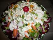 Salatplatte Februar  & Alaska-Seelachsfilet ! - Rezept