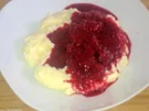 Rezept: Grieß-Mus mit Himbeeren Grieß-Mus mit Himbeeren - Rezept