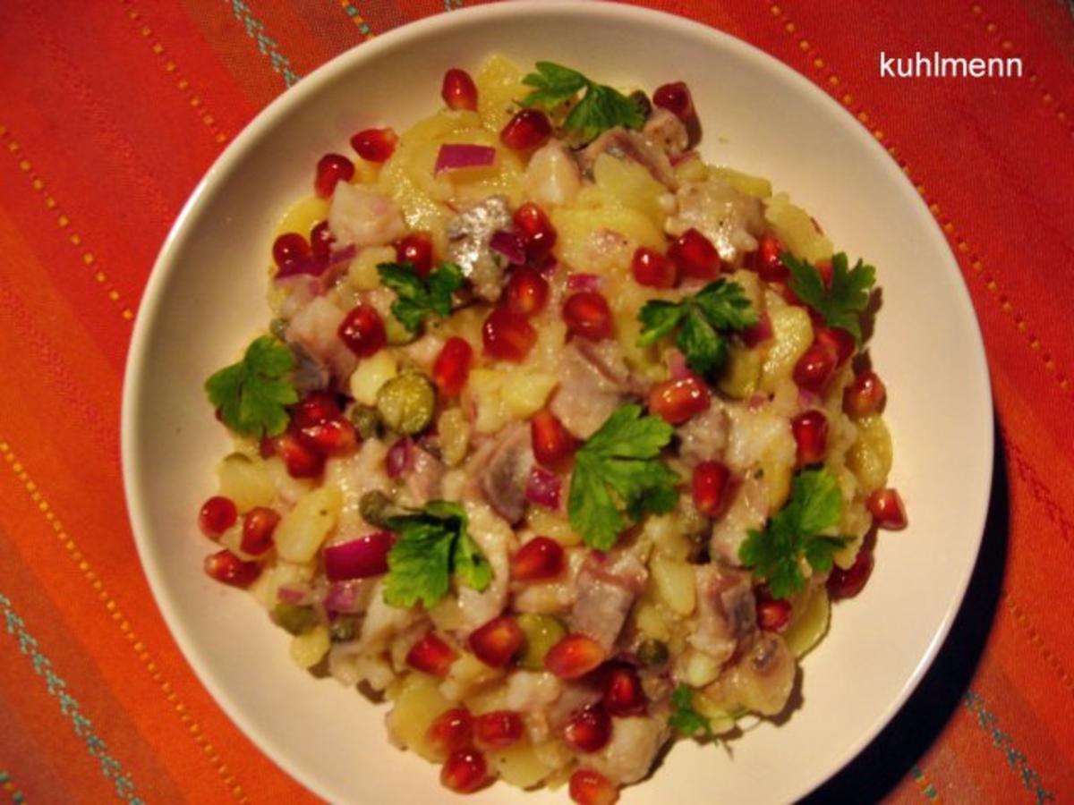 Bilder für Kartoffel/Matjes/Granatapfel - Salat - Rezept