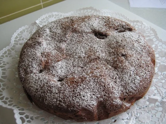 Rezept: Versunkener Schoko-Birnen-Kuchen Bild Nr. 3 Versunkener Schoko-Birnen-Kuchen - Rezept - Bild Nr. 3