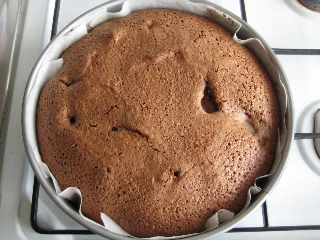 Rezept: Versunkener Schoko-Birnen-Kuchen Bild Nr. 11 Versunkener Schoko-Birnen-Kuchen - Rezept - Bild Nr. 11