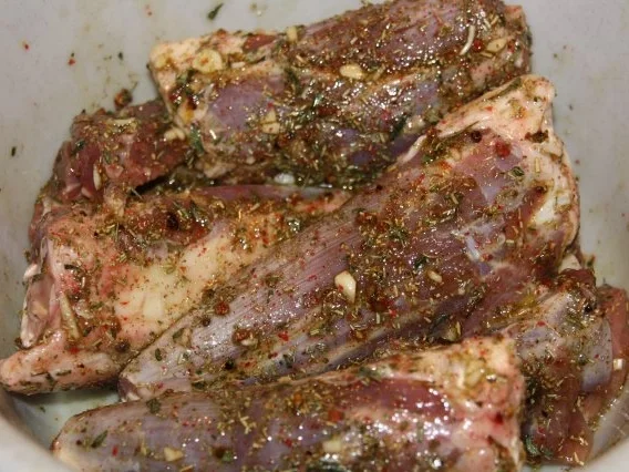 Lammhaxe Mariniert und Geräuchert - Rezept - Bild Nr. 9