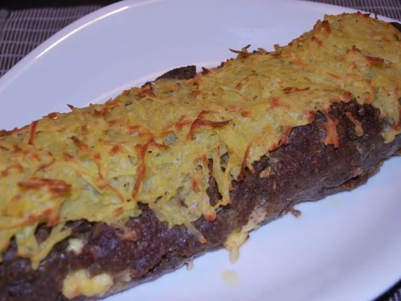 Rezept: "Cordon bleu"-Hackbraten mit Kartoffelkruste Bild Nr. 3 "Cordon bleu"-Hackbraten mit Kartoffelkruste - Rezept - Bild Nr. 3