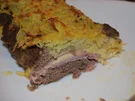 "Cordon bleu"-Hackbraten mit Kartoffelkruste - Rezept