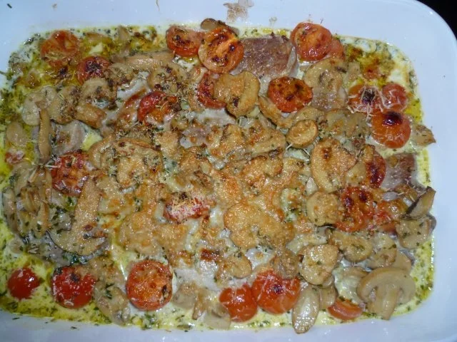 Gratinierte Schweinemedaillons - Rezept