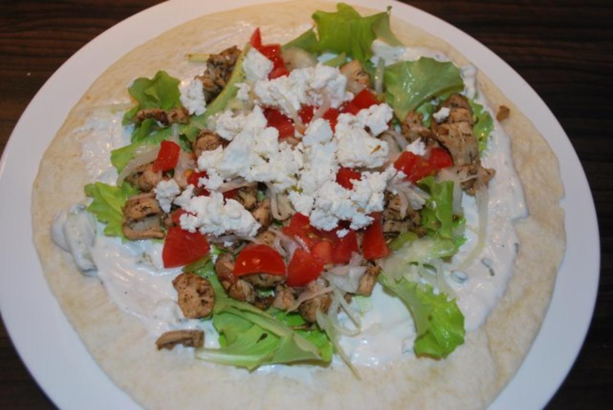 Bilder für Annis Gyros-Wrap - Rezept