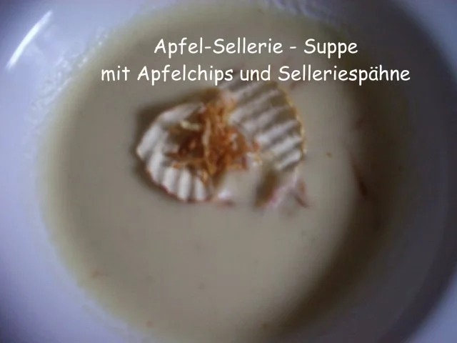 Rezept: Apfel - Sellerie - Süppchen mit Calvados Bild Nr. 15 Apfel - Sellerie - Süppchen mit Calvados - Rezept - Bild Nr. 15