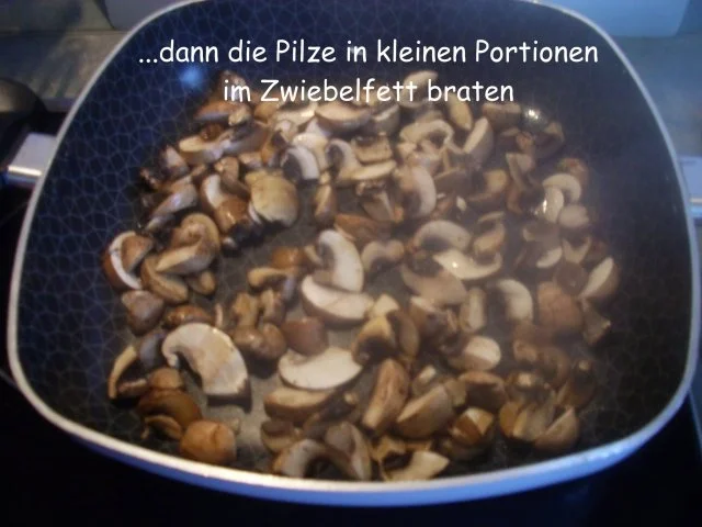 Schweinesteak mit Steinchampignon und Ofenkartoffeln - Rezept - Bild Nr. 7