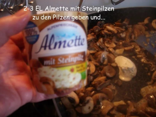Schweinesteak mit Steinchampignon und Ofenkartoffeln - Rezept - Bild Nr. 8