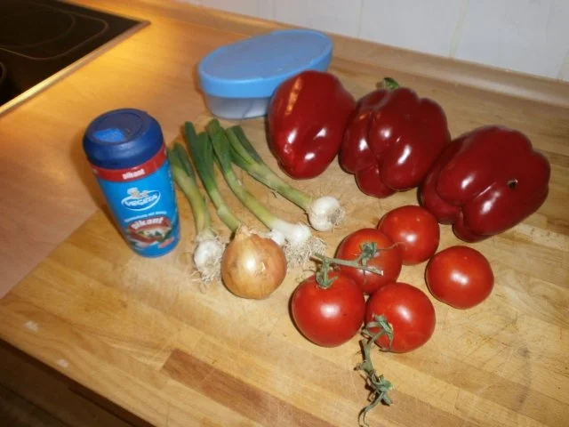 Rezept: Spicy Hähnchenschenkel mit Paprika Tomaten Gemüse Bild Nr. 5 Spicy Hähnchenschenkel mit Paprika Tomaten Gemüse - Rezept - Bild Nr. 5