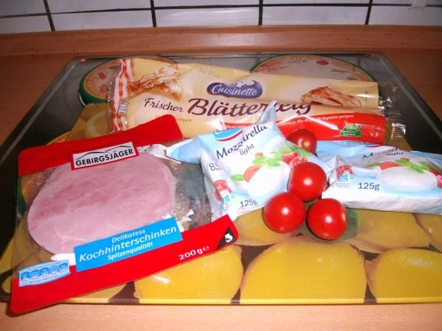 Schinken-Mozzarella Taschen - Rezept - Bild Nr. 3