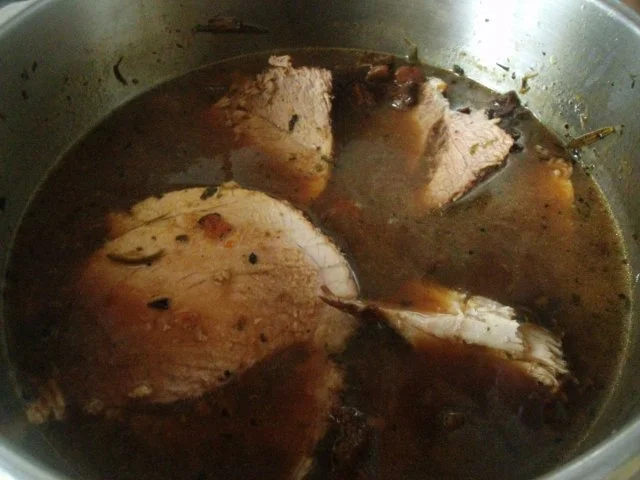 Gewürzbraten mit Waldpilzhaube - Rezept - Bild Nr. 15