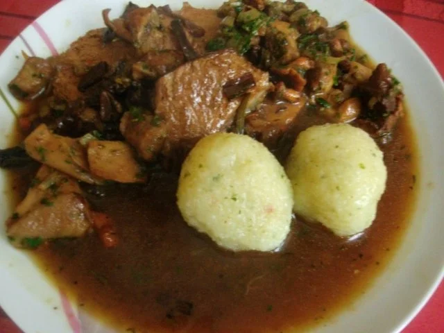 Gewürzbraten mit Waldpilzhaube - Rezept - Bild Nr. 22