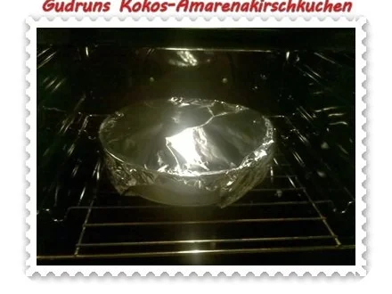 Rezept: Kuchen: Kokos-Amarenakirschkuchen Bild Nr. 9 Kuchen: Kokos-Amarenakirschkuchen - Rezept - Bild Nr. 9