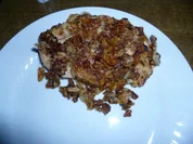 Mit Nüssen paniertes Hähnchen auf Feldsalat mit Mozzarella - Rezept