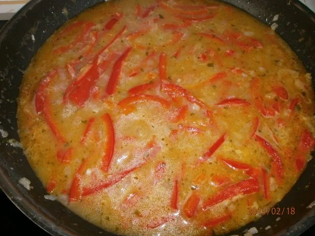 Lecker gefüllte Schnitzel aus dem Ofen mit säuerlichem Paprikarahm - Rezept - Bild Nr. 5