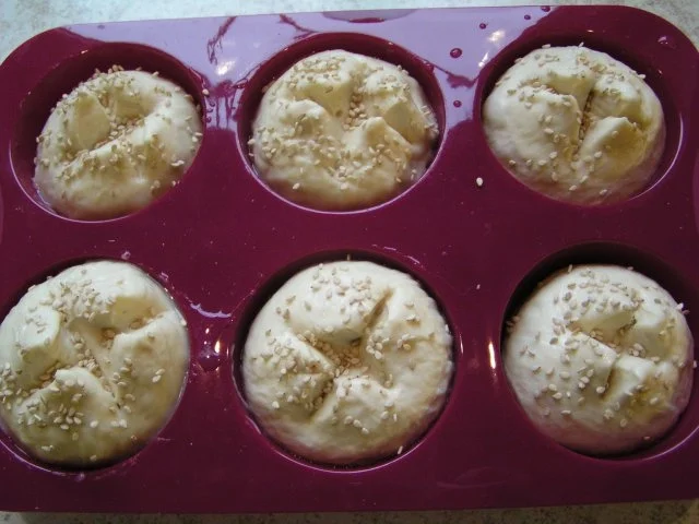 Laugenbrötchen aus der Muffinform 6 Stk - Rezept - Bild Nr. 6