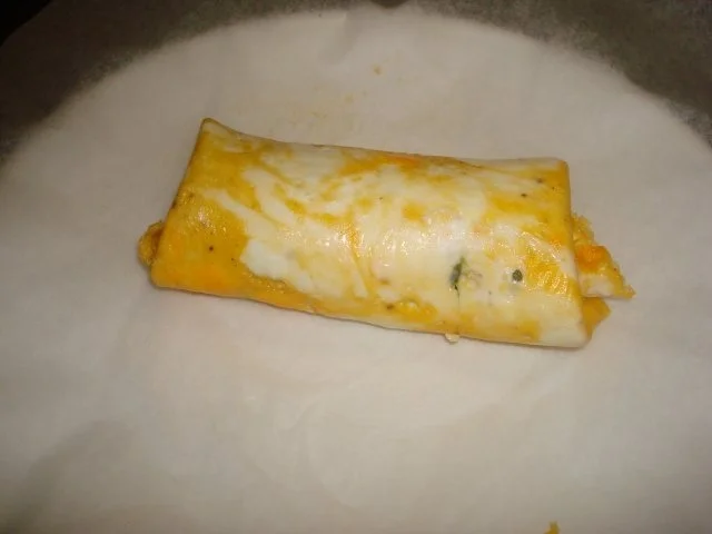 Spinat-Ziegenkäseomelett mit Pilzen - Rezept - Bild Nr. 5
