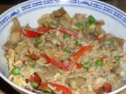 Gebratener Reis mit Gemüse und Pilzen - Rezept