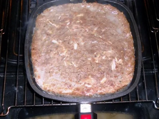 Schichtkohl à la "Oòrndrasch". Aus dem Backofen und wirklich in Schichten. (Rzpt. um 1976) - Rezept - Bild Nr. 12