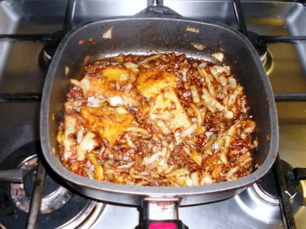 Schichtkohl à la "Oòrndrasch". Aus dem Backofen und wirklich in Schichten. (Rzpt. um 1976) - Rezept - Bild Nr. 19