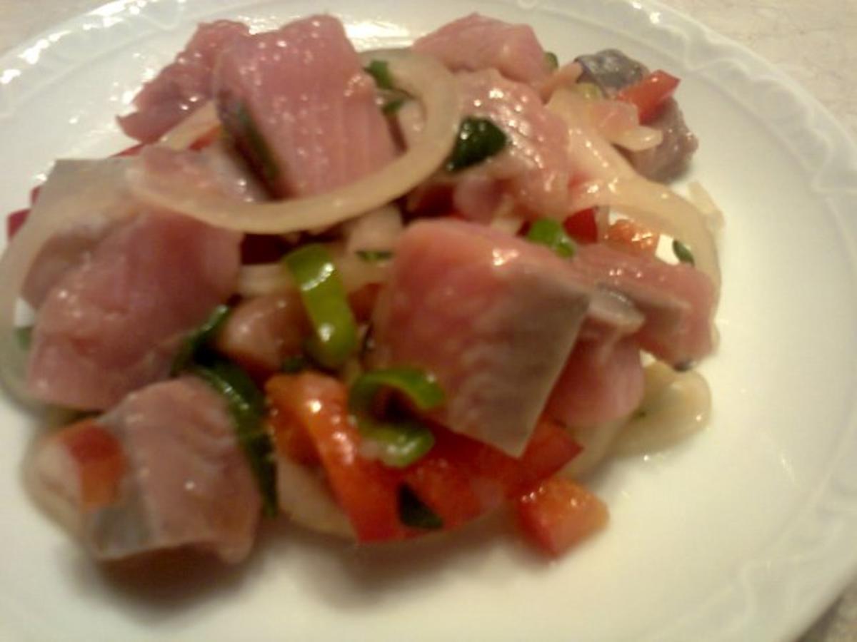 Fisch  -- Matjes-Salat - Rezept