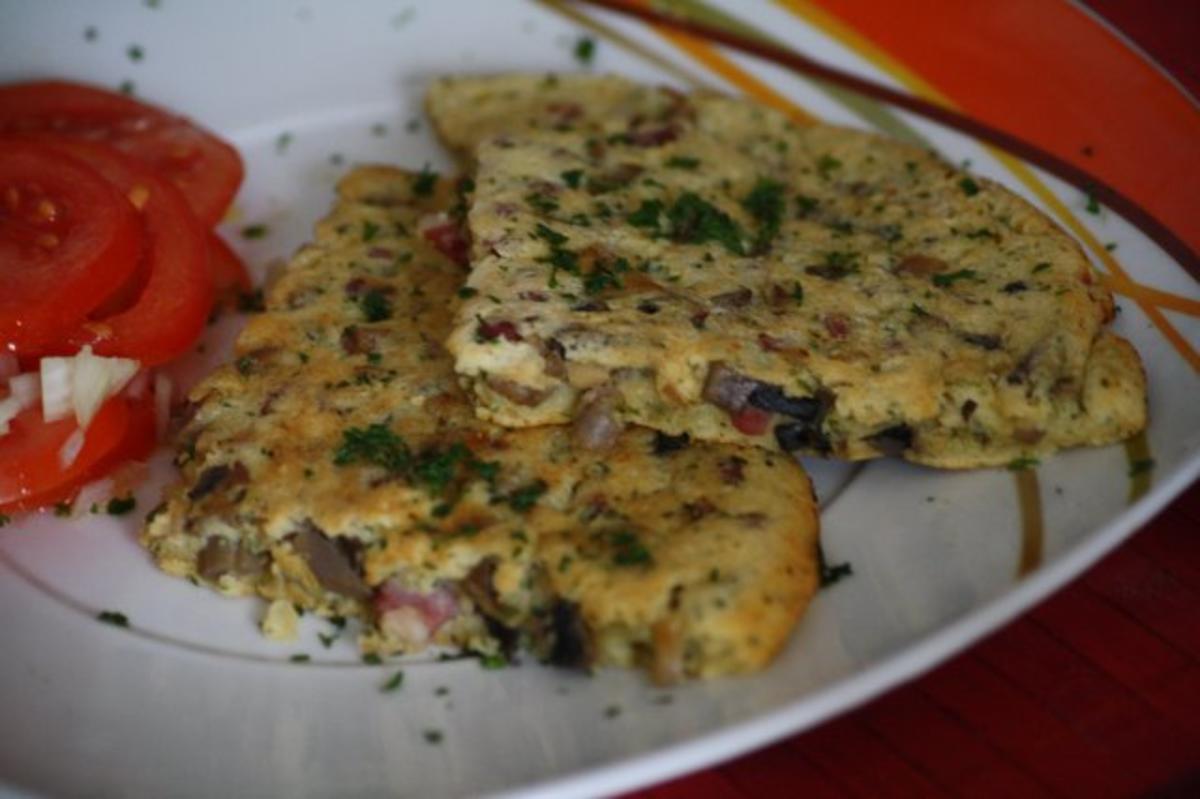 Bilder für Champignon-Pfannkuchen - Rezept