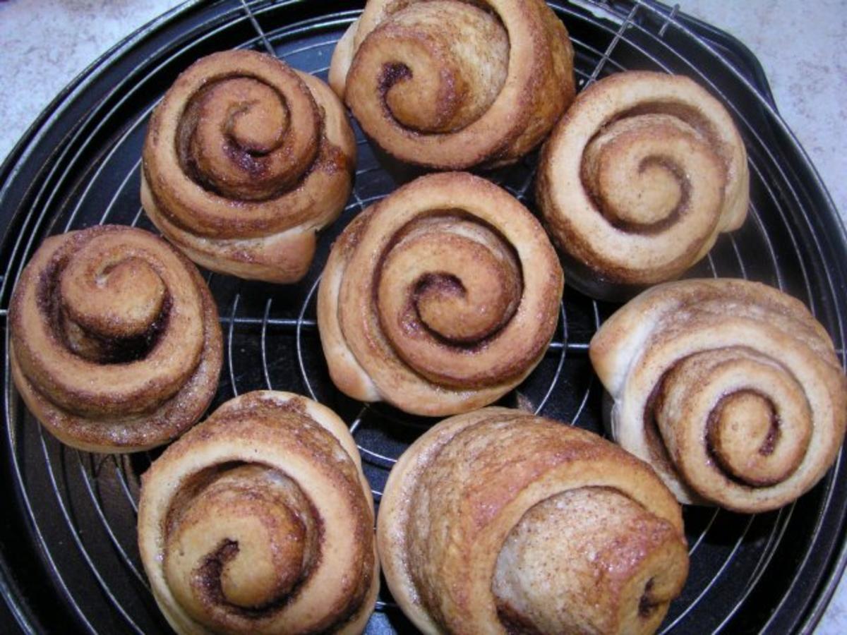 Bilder für Zimtschnecken aus den Muffinform - Rezept