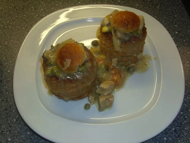 Blätterteigpastetchen - Rezept