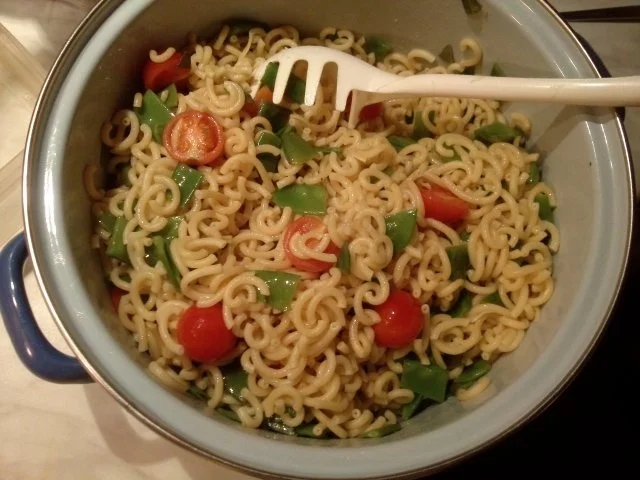 Spagettini mit Gemüse-Käse-Soße - Rezept - Bild Nr. 2